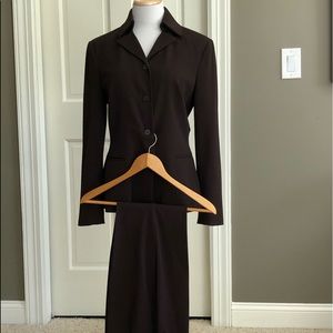 Brown Pant Suit 🎉 Stretch. Fully Lined. 2-pc